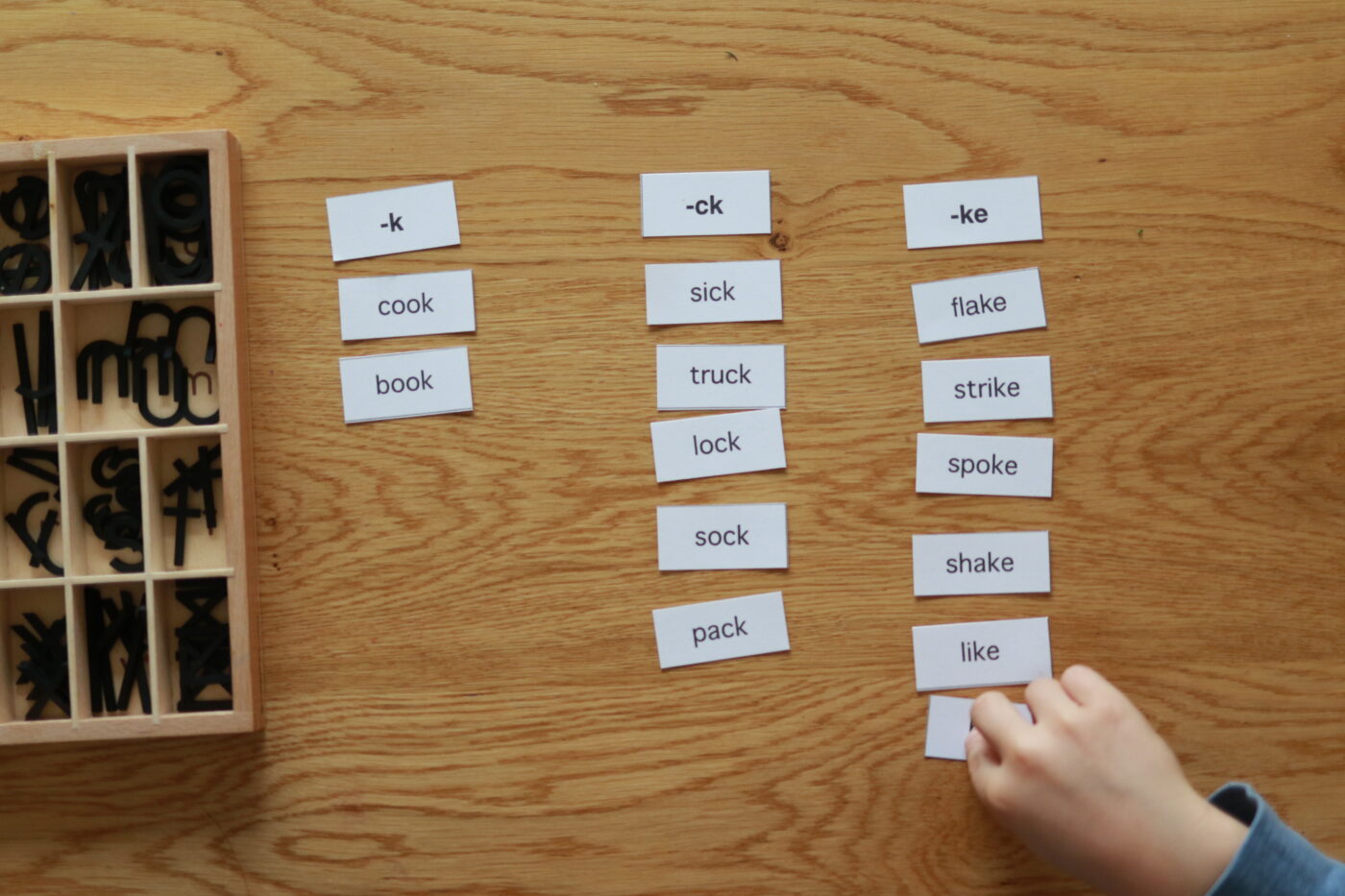 Word Sorts (Spelling + Phonics)